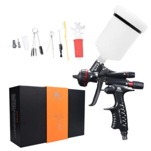 TZRN J20 HVLP Gravity Feed Spray Gun | 1.3mm Nozzle | 600ml Cup | Professional Automotive Painting TZRN J20 HVLP Gravity Feed Spray Gun | 1.3mm Nozzle | 600ml Cup | Professional Automotive Painting