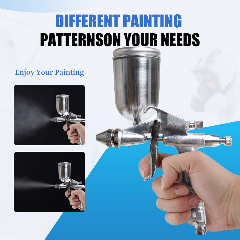 K3 Mini Gravity Feed Spray Gun with 1.5 mm Nozzle